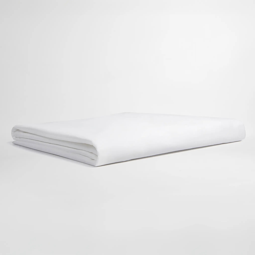 Percale Flat Sheet Bedding Sets Doze Bedding Twin Snow